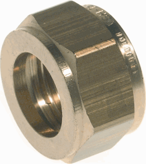 losse wartelmoer knel 22mm