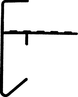 dakrand profiel trim 45x45 2.5m lengte