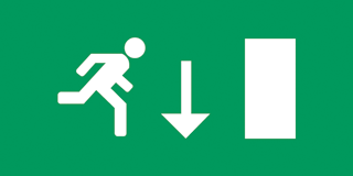 nooduitgang pictogram KBHGOE  (Etap)