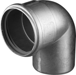 Luchttoevoerbocht 90° 100mm (Ubbink)