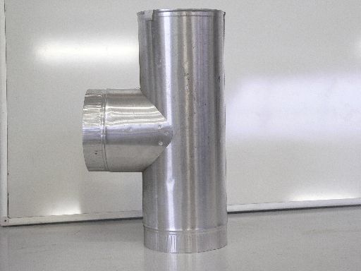 aluminium T-stuk 90gr 180mm