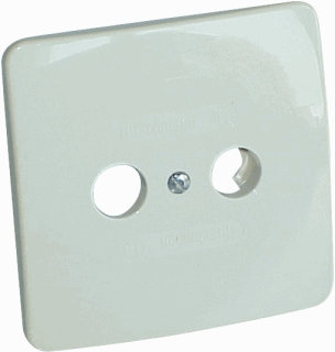 Afdekplaat 2G AD350 créme-wit (Hirschmann)