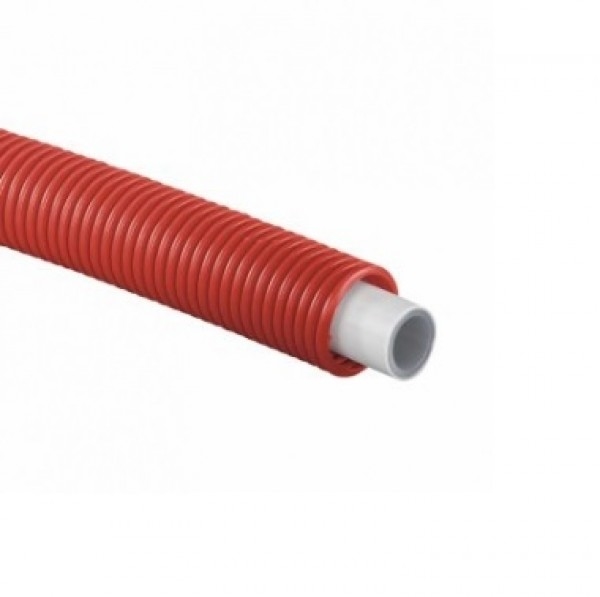 Meerl. buis MLCP 14x2 + mantel rood 75M (Uponor)