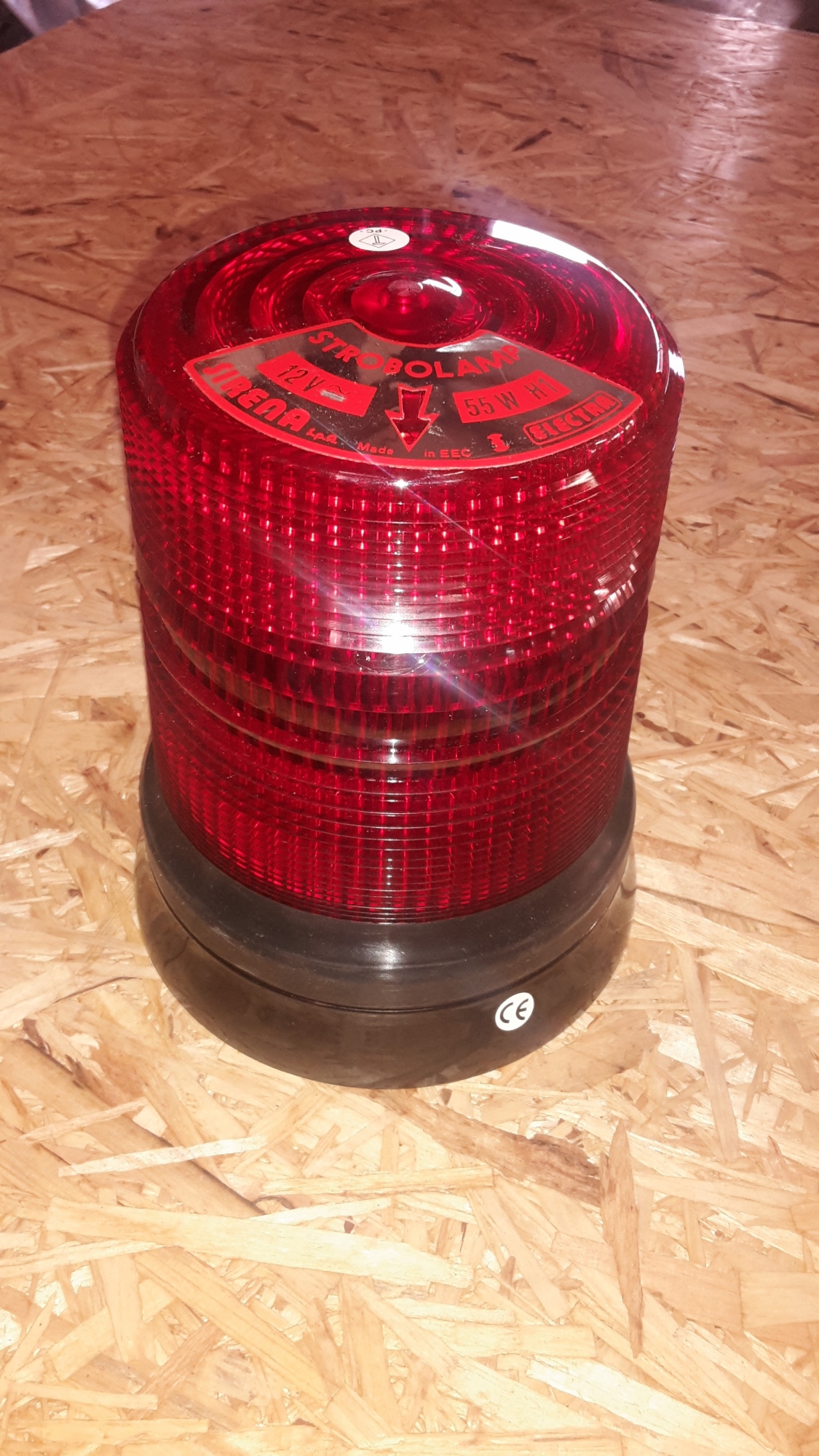 Sirena Flash lamp 12V 55W ROOD