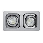 Lumiance MOTTO TREND LED DUO 3000K 36 GEBORST. ALU