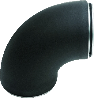 Spiralo K-L bocht 90° 100mm geisoleerd