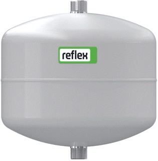 Reflex V buffervat 12 liter 10 bar (max) 110C grijs
