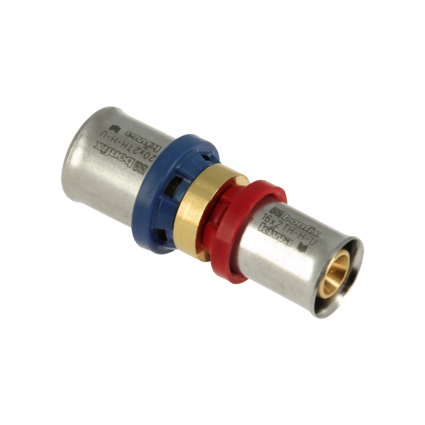 Alu-pers rechte verloopkoppeling 20x16mm (Bonfix)