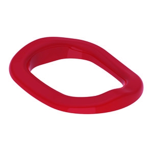 Kids closetzitting zonder deksel 300 rood Geberit