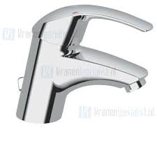Wastafelkraan Eurosmart + ketting 33188001
