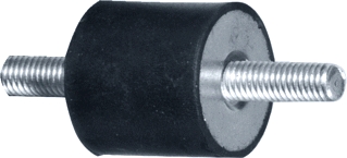 Fischer demper PA 30x30 M8 set á 4 st.