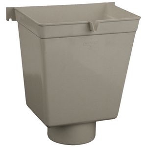 PVC HWA vergaarbak 80mm model 2 grijs Wavin