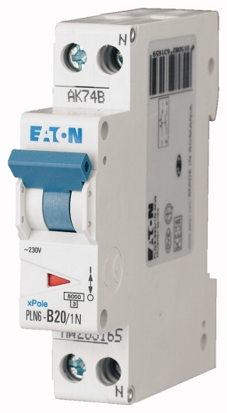 Eaton installatieautomaat PLN6-B20/1N-MW