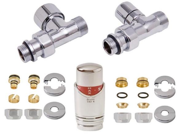 Designkraanset OVUS 1/2'' met VVT, knop en aansluitsets