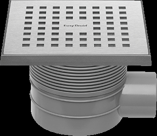 Vloerput Aqua Quattro MSI ZU 15x15cm RVS (Easydrain)