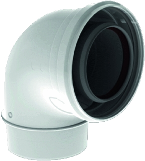 BURGERHOUT TWINSAFE BOCHT 100/150 90° BURGERHOUT TWINSAFE BOCHT 100/150 90°