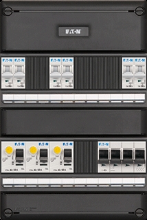 Groepenkast 3-fase 6 lichtgroepen Eaton 1968215