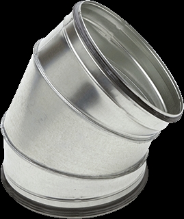 Spiralo K-L. SEGMENT BOCHT 45° 355mm