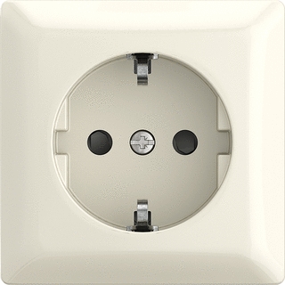 WCD 1V+RA opbouw B-AP Crème Wit (Busch-Jaeger)