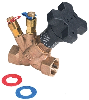 Inregelafsluiter VTR PN25 DN50 2'' + vul.aftapkr. Komfort